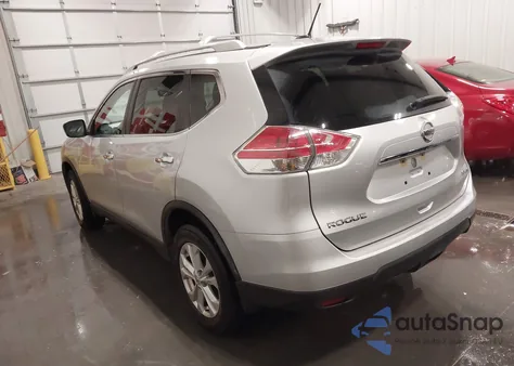 2016 Nissan Rogue Sv из США, поврежденный, VIN KNMAT2MV5GP721378